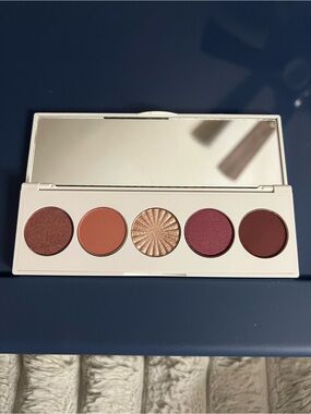 OFRA Five-Shade Eyeshadow Palette in Bronze, Peach, Champagne, Plum, Burgundy